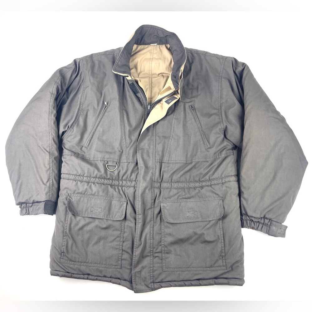 Vintage Men’s Eagles Ridge Outfitters Brown Coat Size Large